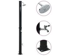 vidaXL Douche solaire Noir 220 cm 20 L