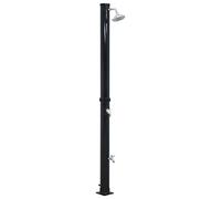 vidaXL Douche Solaire Douche de Camping Douche de Jardin Douche de Piscine Douche d'Extérieur Douche Portable Econome en Energie Noir 220 cm 20 L