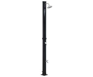 vidaXL Douche Solaire Noir 220 cm 20 L