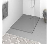 vidaXL Douchebak 100x70 cm SMC grijs148934 Gris G