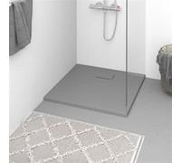 vidaXL Receveur de douche SMC Gris 90x90 cm