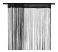 vidaXL Draadgordijnen 2 st 100x250 cm zwart132400 Noir G