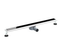 vidaXL Drain de douche avec couvercle en verre et siphon à 360° 90 cm