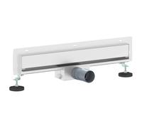 vidaXL Drain de Douche Monté au Mur Argenté 50 cm Acier Inox 304