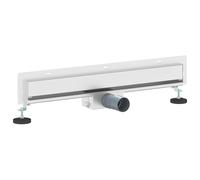 vidaXL Drain de Douche Monté au Mur Argenté 60 cm Acier Inox 304