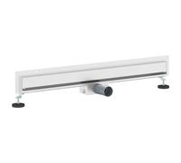 vidaXL Drain de Douche Monté au Mur Argenté 80 cm Acier Inox 304