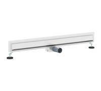 vidaXL Drain de Douche Monté au Mur Argenté 90 cm Acier Inox 304