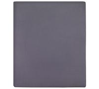 Vidaxl Drap-Housse Jersey Anthracite 100x200 Cm Coton
