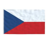 vidaXL Drapeau République tchèque 90x150 cm