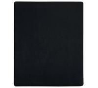 Vidaxl Draps-Housses Jersey 2 Pcs Noir 140x200 Cm Coton