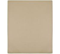 2x Draps-housses Literie Couvres-lit Couvertures de Lit Housses de Matelas Chambre à Coucher Maison Intérieur Jersey Taupe 100x200 cm Coton