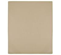 Vidaxl Draps-Housses Jersey 2 Pcs Taupe 180x200 Cm Coton