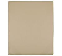 Vidaxl Draps-Housses Jersey 2 Pcs Taupe 90x200 Cm Coton