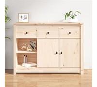 vidaXL Dressoir 100x35x74 cm massief grenenhout814554 Bois G