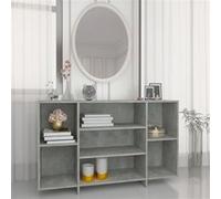 vidaXL Dressoir 120x30x75 cm bewerkt hout betongrijs809624 Gris G