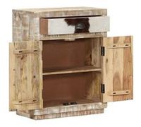 vidaXL Dressoir 60x30x75 cm massief mangohout249862 Brun G