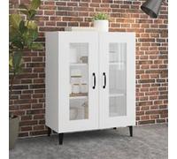 812123 vidaXL Buffet Blanc 69,5x34x90 cm Bois d'ingénierie