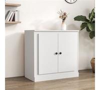 Buffet, Armoire Latérale avec Rangement, Table de Chevet, Meuble Salle de Séjour Intérieur, Moderne, Blanc Bois d'Ingénierie