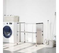 vidaXL Séchoir à linge 83x(50 55)x(40 85) cm aluminium