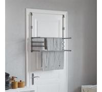 vidaXL Droogrek voor balkon 89x25x(60-95) cm aluminium154605 G