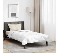 Vidaxl Duvet Avec Oreiller 2 Pcs Blanc 140 X 200 Cm Microfibre