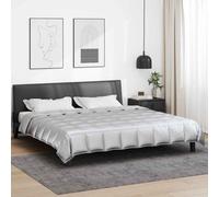 vidaXL Duvet complet toute l'année Argenté 220 x 200 cm