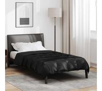 vidaXL Duvet complet toute l'année Noir 200 x 155 cm