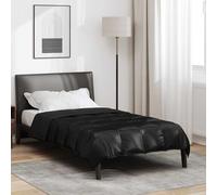 vidaXL Duvet complet toute l'année Noir 220 x 140 cm