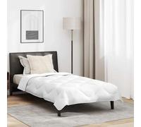 Vidaxl Duvet D'été Avec Oreiller 2 Pcs Blanc 155 X 220 Cm Microfibre