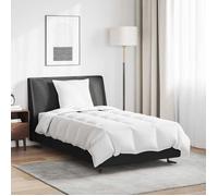 vidaXL Duvet d'été simple avec oreiller 2 pcs Blanc Plume de canard 3376203