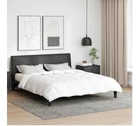 vidaXL Duvet d'été simple Blanc 240 x 220 cm Plume 42007636