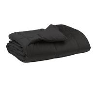 vidaXL Duvet d'été simple Matelassé Anthracite 140 x 220 cm Microfibre