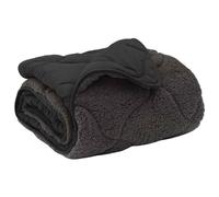 vidaXL Duvet d'été simple Matelassé Anthracite 155 x 220 cm
