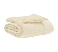 vidaXL Duvet d'été simple Matelassé Crème 200 x 200 cm Microfibre