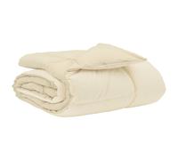 vidaXL Duvet d'été simple Matelassé Crème 240 x 260 cm Microfibre