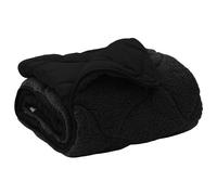 vidaXL Duvet d'été simple Matelassé Noir 200 x 200 cm