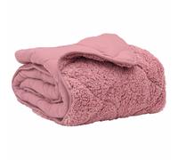 vidaXL Duvet d'été simple Matelassé Rose 240 x 260 cm