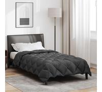 vidaXL Duvet d'hiver Anthracite 220 x 135 cm Microfibre