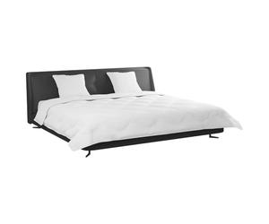 vidaXL Duvet d'hiver avec Oreiller 3 pcs Blanc Microfibre, Couette Douillette, literie Moderne d'hiver, Douce Housse en Microfibre, Quilt Chaud, Confort Toujours, sanctuaire de Sommeil