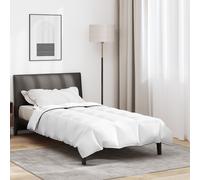 Vidaxl Duvet D'hiver Blanc 140 X 220 Cm Polyester Pêche 105gsm