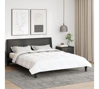 vidaXL Duvet d'hiver Blanc 200 x 240 cm Polyester Pêche 105gsm