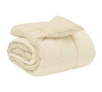 vidaXL Duvet d'hiver Matelassé Crème 240 x 260 cm Microfibre