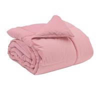 vidaXL Duvet d'hiver Matelassé Rose 240 x 260 cm Microfibre