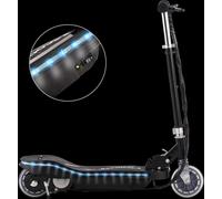 vidaXL E-Scooter avec LED 120 W noir