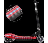 vidaXL E-Scooter avec LED 120 W rouge