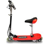 vidaXL E-Scooter avec siège 120 W rouge
