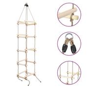 vidaXL Échelle de corde pour enfants 200 cm Bois 91802