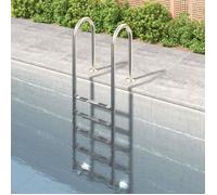 vidaXL Échelle de piscine 54x38x211 cm acier inoxydable 304