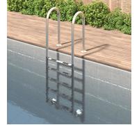 vidaXL Échelle de piscine 54x38x211 cm acier inoxydable 304