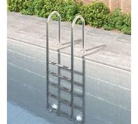 vidaXL Échelle de piscine 54x38x211 cm acier inoxydable 304